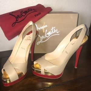 Christian Louboutin Very Croise Heels Shoes 40